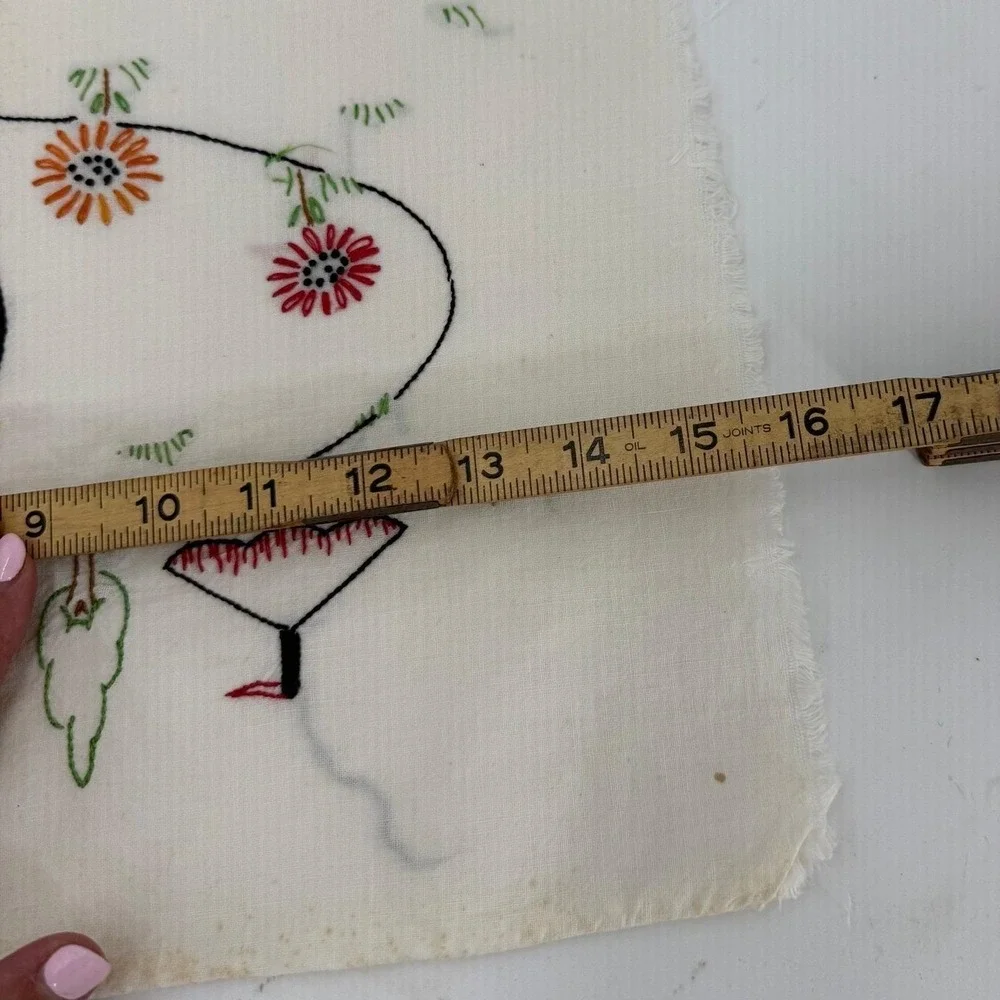 Vintage Handmade Pillowcase-approximately 11